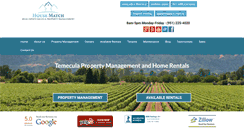Desktop Screenshot of housematchca.com
